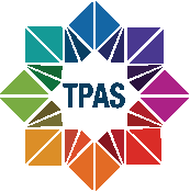 Colorful geometric logo with the acronym "TPAS" at the center, representing APN's commitment to mental health and addiction treatment services.