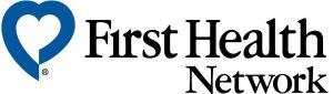 First Health Network logo featuring a blue heart symbol and the text "First Health Network," representing in-network partners for addiction treatment services at All Points North DFW.